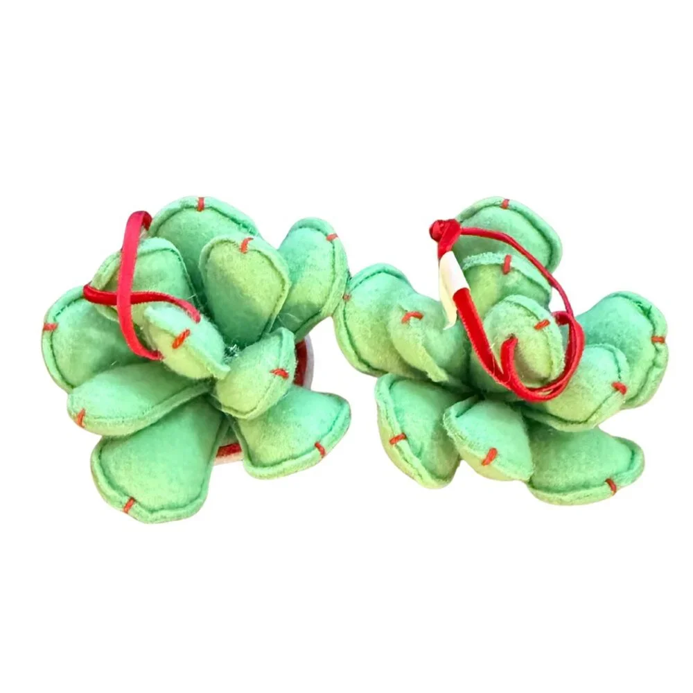 Target Wondershop 2023 Succulent Ornament - RARE - Set of 2